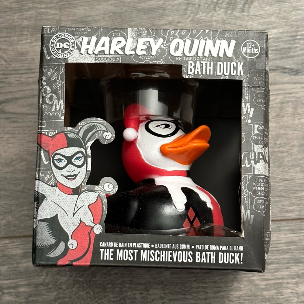 Dc Comics Harley Quinn Bath Duck Toy